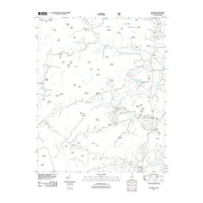 2011 Map of Dillard, 2011 Print