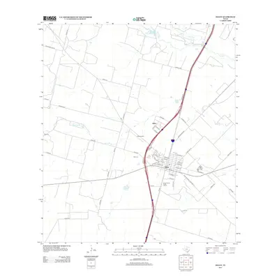2013 Map of Dilley, 2013 Print