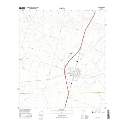 2016 Map of Dilley, 2016 Print