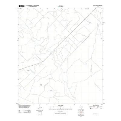 2010 Map of Dilley NE, 2010 Print