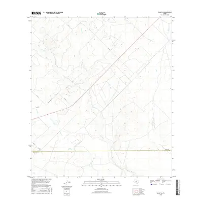 2016 Map of Dilley NE, 2016 Print