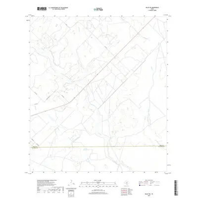 2019 Map of Dilley NE, 2019 Print