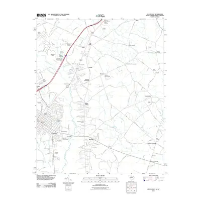 2011 Map of Dillon East, 2011 Print