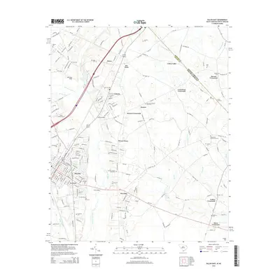 2014 Map of Dillon East, 2014 Print