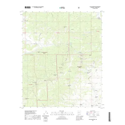 2020 Map of Dillon Mountain, 2020 Print