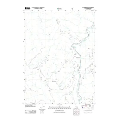 2012 Map of Dillon Mountain, 2012 Print