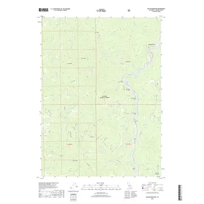 2018 Map of Dillon Mountain, 2018 Print