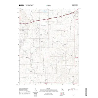 2017 Map of Dillon, 2017 Print