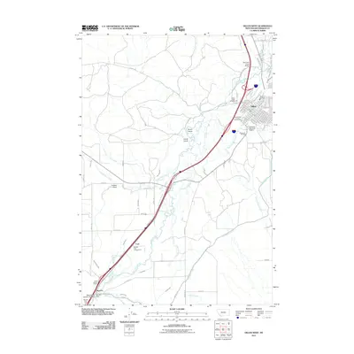 2011 Map of Dillon West, 2011 Print