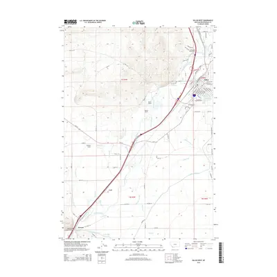 2014 Map of Dillon West, 2014 Print