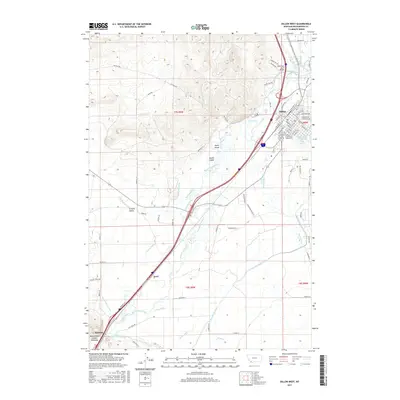 2017 Map of Dillon West, 2017 Print