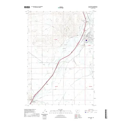 2020 Map of Dillon West, 2020 Print