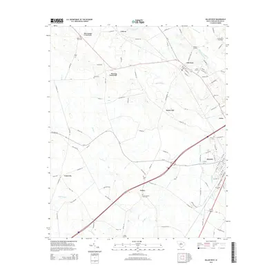 2014 Map of Dillon West, 2014 Print