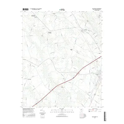 2017 Map of Dillon West, 2017 Print