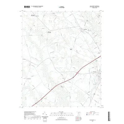 2020 Map of Dillon West, 2020 Print