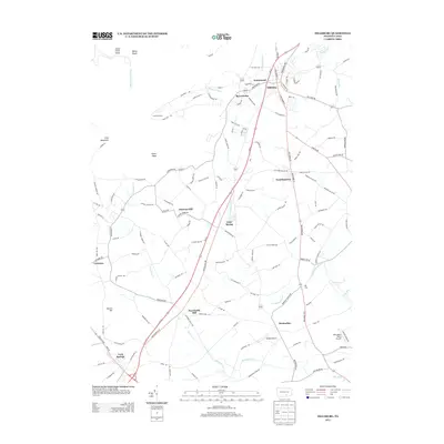2013 Map of Dillsburg, 2013 Print