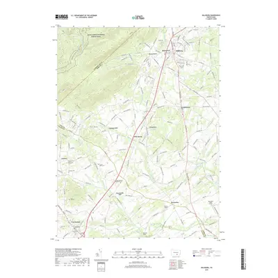 2019 Map of Dillsburg, 2019 Print