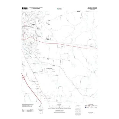 2013 Map of Dillton, 2013 Print