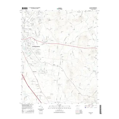 2016 Map of Dillton, 2016 Print