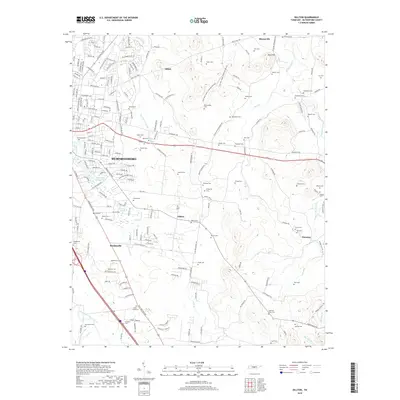 2019 Map of Dillton, 2019 Print