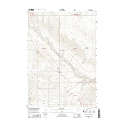 2015 Map of Dillworth Bench, 2015 Print
