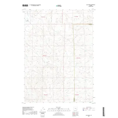 2017 Map of Dilts Ranch, 2017 Print