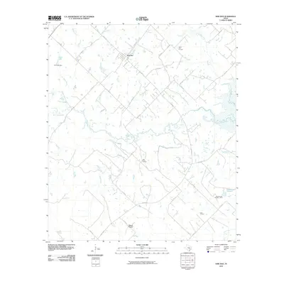 2010 Map of Dime Box, 2010 Print