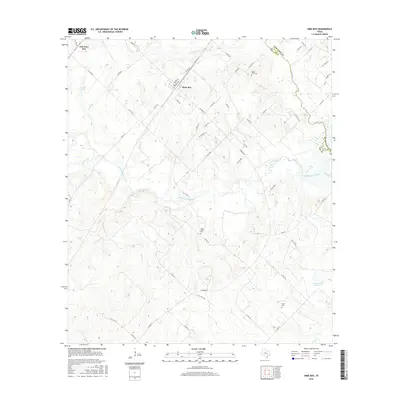 2016 Map of Dime Box, 2016 Print