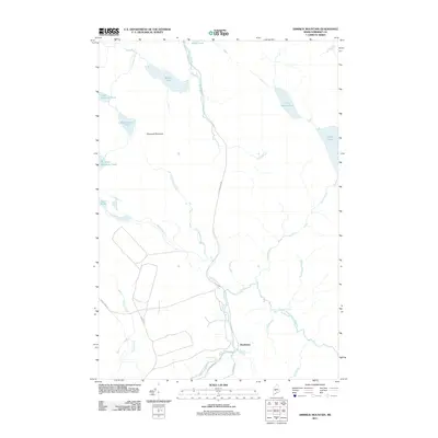 2011 Map of Dimmick Mountain, 2011 Print