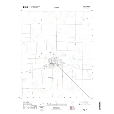 2019 Map of Dimmitt, 2019 Print