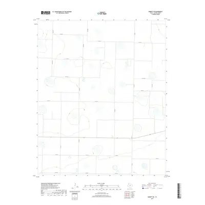 2019 Map of Dimmitt SW, 2019 Print