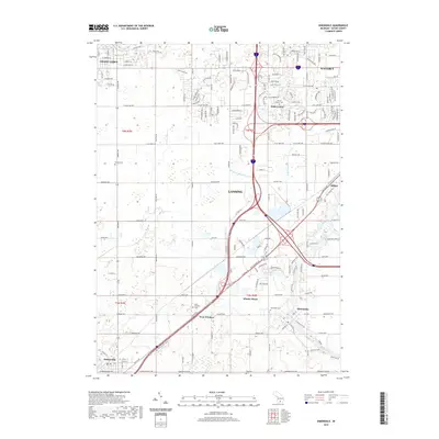 2019 Map of Dimondale, 2019 Print
