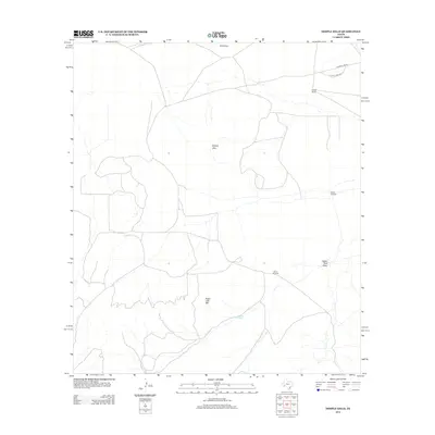 2012 Map of Dimple Hills, 2012 Print