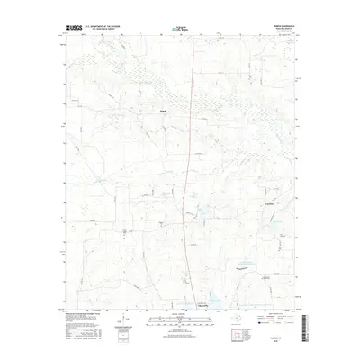 2016 Map of Dimple, 2016 Print