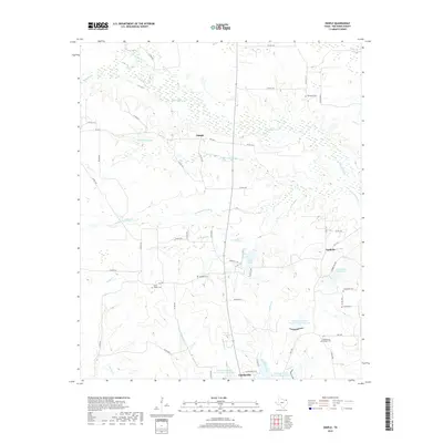 2019 Map of Dimple, 2019 Print