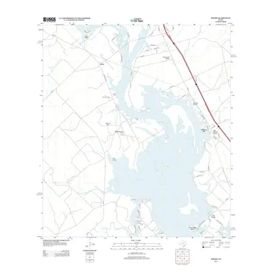 2013 Map of Dinero, 2013 Print