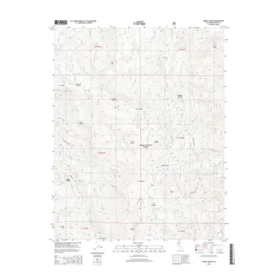 2015 Map of Dinkey Creek, 2015 Print