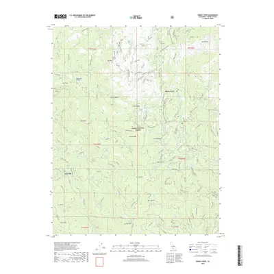 2018 Map of Dinkey Creek, 2018 Print