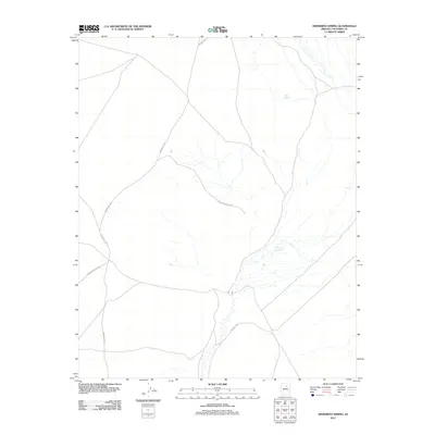 2011 Map of Dinnebito Spring, 2011 Print