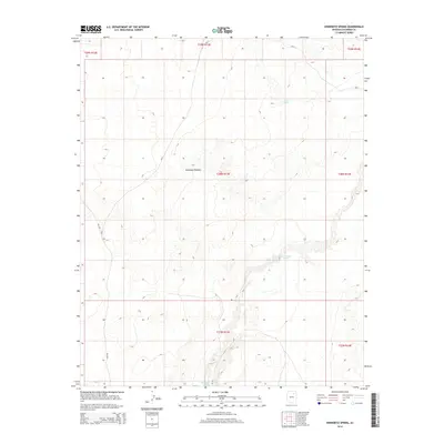 2014 Map of Dinnebito Spring, 2014 Print