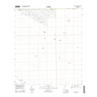 2015 Map of Dinner Island, 2015 Print