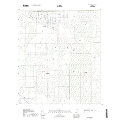2018 Map of Dinner Island, 2018 Print