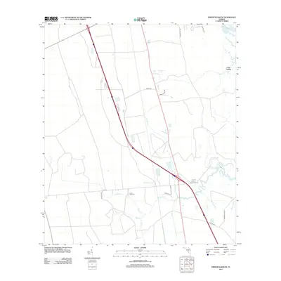 2012 Map of Dinner Island NE, 2012 Print