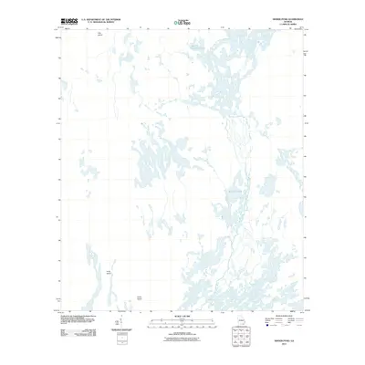 2011 Map of Dinner Pond, 2011 Print
