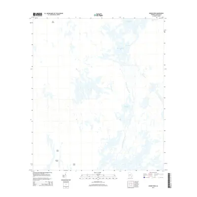 2014 Map of Dinner Pond, 2014 Print