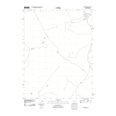 2011 Map of Dinosaur, 2011 Print