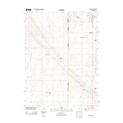 2013 Map of Dinosaur, 2013 Print