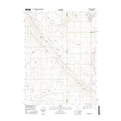 2016 Map of Dinosaur, 2016 Print