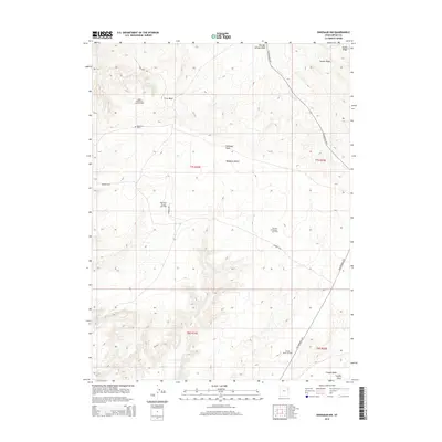 2014 Map of Dinosaur NW, 2014 Print