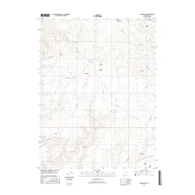 2017 Map of Dinosaur NW, 2017 Print